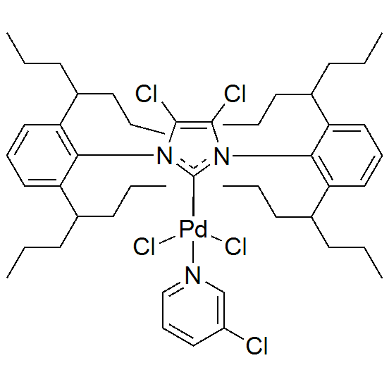 (SP-4-1)-[1,3-雙[2,6-雙(1-丙基丁基)苯基]-4,5-二氯-1,3-二氫-2H-咪唑-2-基亞基]二氯(3-氯吡啶-ΚN)鈀, (IHept-Cl2)(3-Cl-py)PdCl2